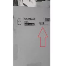 آینه رومیزی ایکیا مدل GRANVAG کد 9051