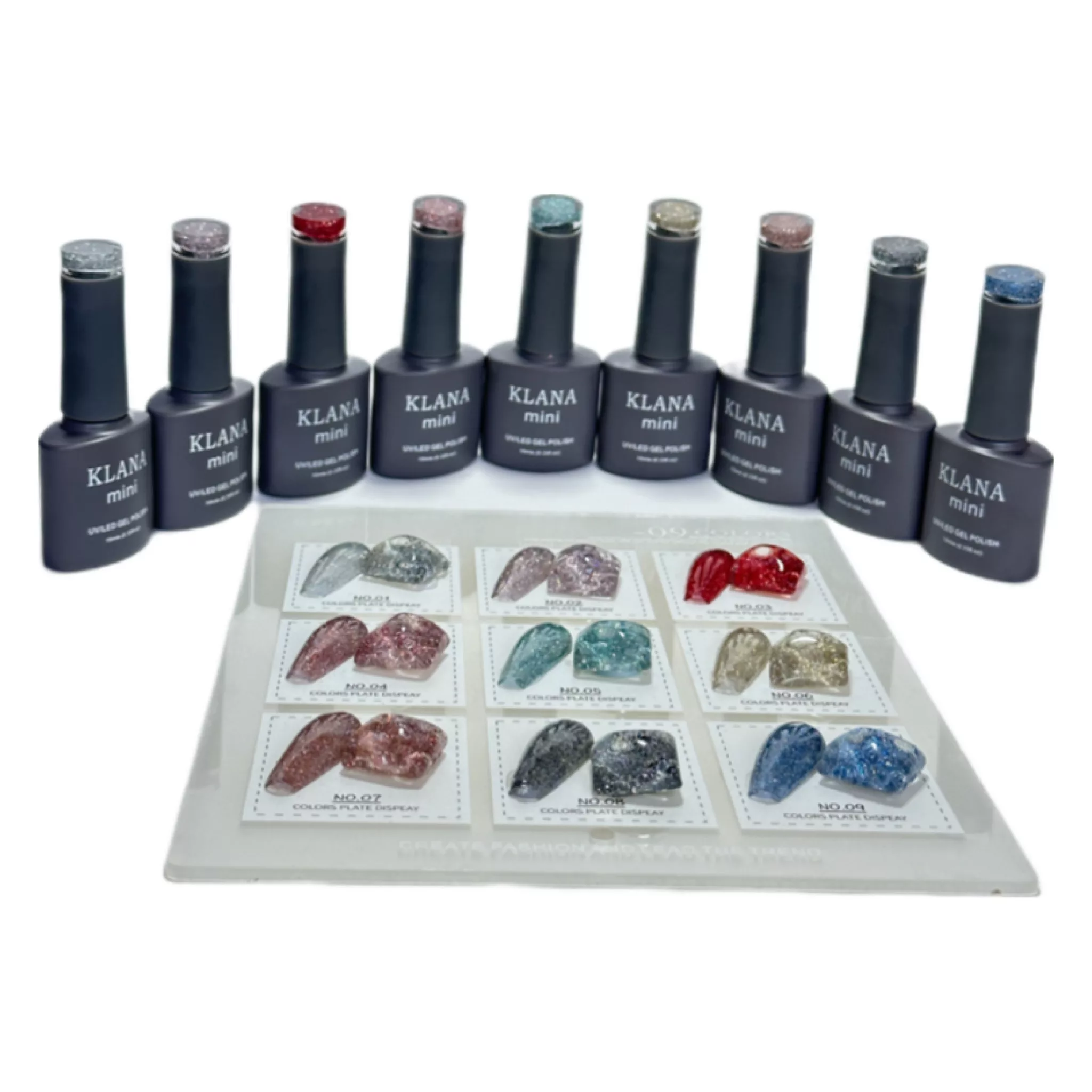 لاک ژل کلانا مدل دیسکو بسته 9 عددی