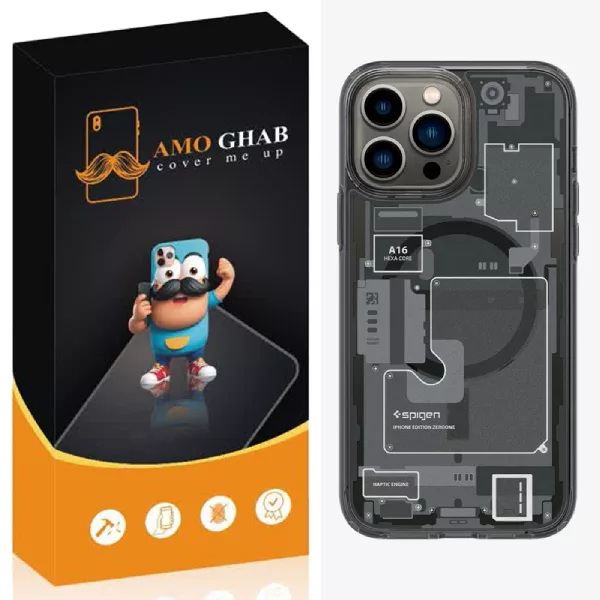 کاور عمو قاب مدل Ultra Hybrid Zero One مناسب برای گوشی موبایل اپل  iPhone 16 Pro Max