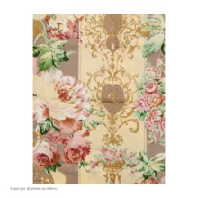 کاور لحاف آدنو مدل گلپری کد IR102 یک نفره سایز 160x220 سانتی متر