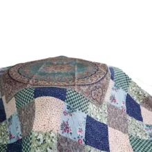 لحاف کرسی خانه سبز اسماعیلی مدل 40 تکه سایز 350x350 سانتی متر