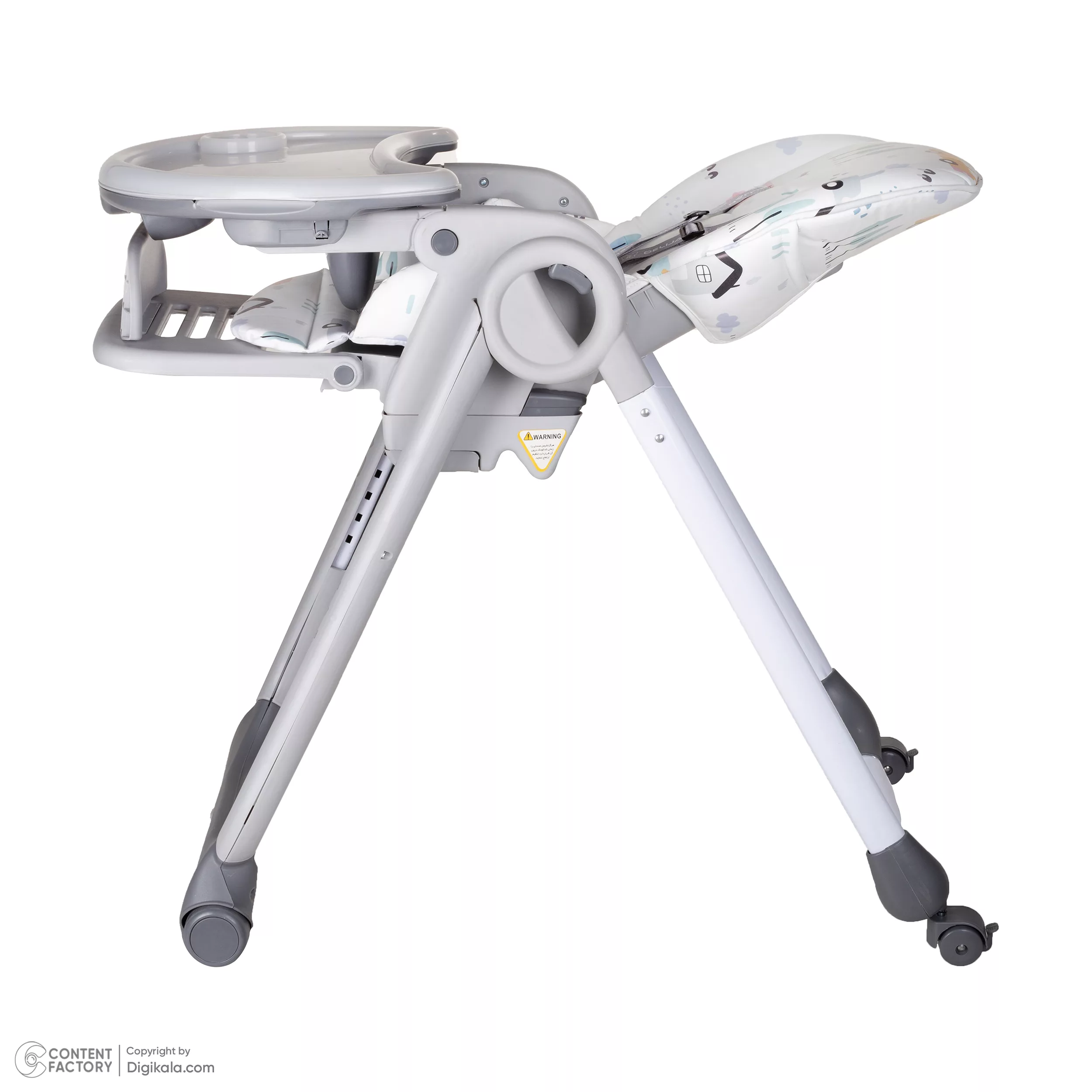 صندلی غذاخوری کودک دلیجان طرح ماشین مدل الوان