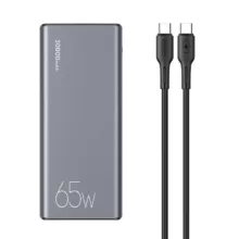 پاوربانک یوسمز مدل US-CD165 ظرفیت 30000 میلی آمپر ساعت به همراه کابل USB-C