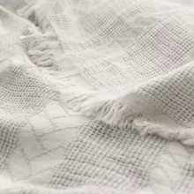 روتختی مادام کوکو مدل Ames Gri Yatak Ortusu دو نفره سایز 240×220 سانتی متر