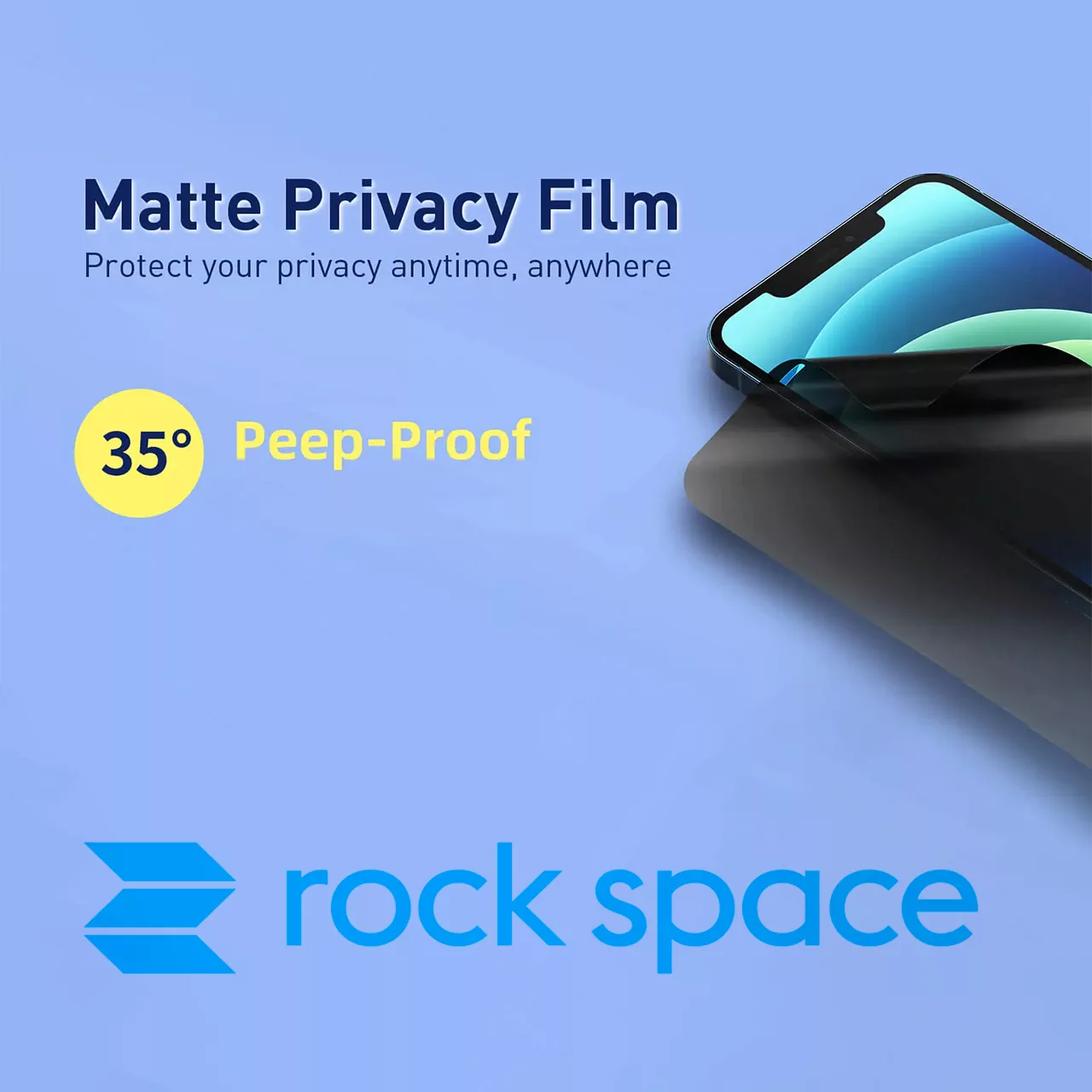 محافظ صفحه نمایش حریم شخصی راک اسپیس کد PRV مناسب برای گوشی موبایل سامسونگ Galaxy Z Flip 4