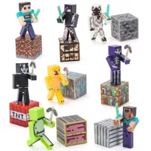 اکشن فیگور مدل ماینکرافت مجموعه 16 عددی