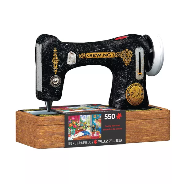 پازل 550 تکه یوروگرافیکس پازلز مدل 8551-5861 Sewing Memories Tin