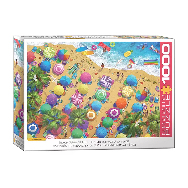 پازل 1000 تکه یوروگرافیکس پازلز مدل 6000-5871 Beach Summer Fun
