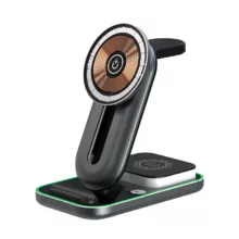 شارژر رومیزی مدل Magnetic 4in1 Wireless charger A8