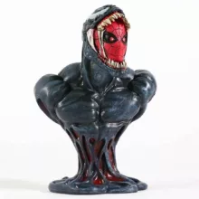 فیگور مدل نیم تنه ونوم اسپایدر طرح Venom Spiderman Certoys
