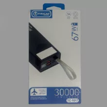پاوربانک مدل TC_1017 ظرفیت 30000 میلی امپر ساعت