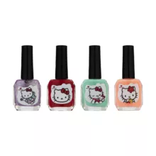 لاک ناخن کریستال دایموند مدل HELLO KITTY بسته 4 عددی