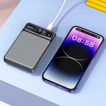 پاوربانک اوی مدل مگ سیف کد P186K 22.5W ظرفیت 10000 میلی آمپر ساعت