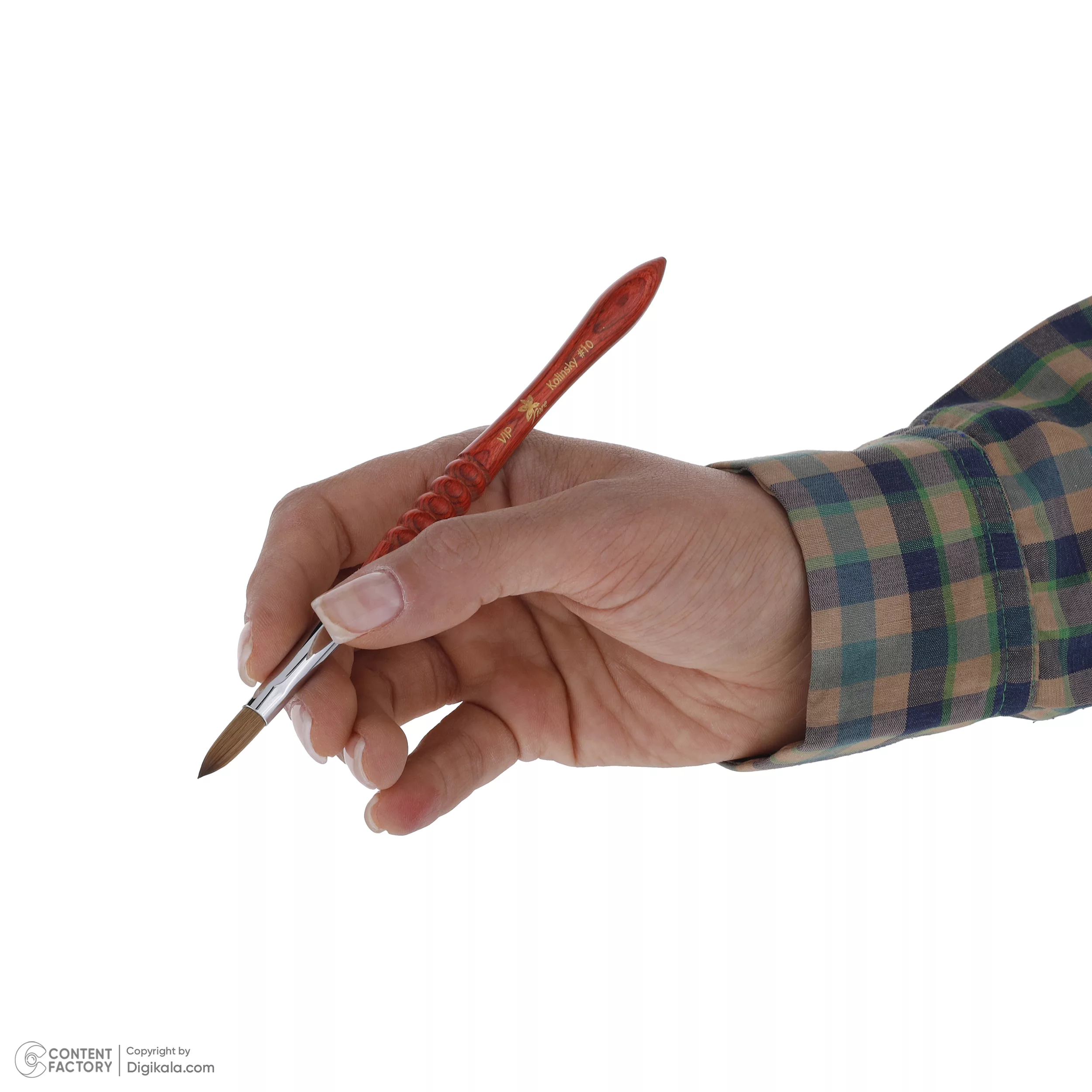 قلم کاشت ناخن فیوره مدل دسته چوبی شماره 10 سری جعبه دار کد 001