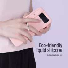 کاور نیلکین مدل CAMSHIELD SILKY SILICONE مناسب برای گوشی موبایل سامسونگ GALAXY Z FLIP 4
