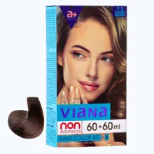کیت رنگ مو ویانا شماره 7.3 حجم 120 میلی لیتر رنگ قهوه‌ای طلایی