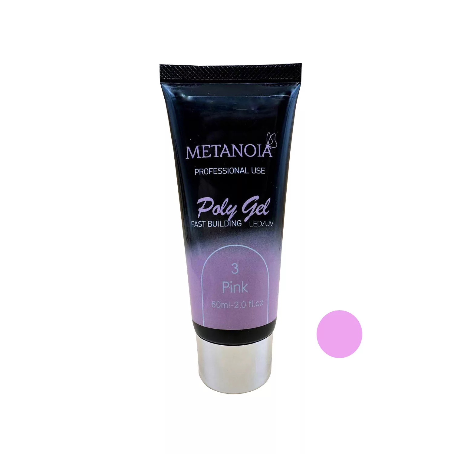 پلی ژل کاشت ناخن متانویا کد 03 حجم 60 میلی لیتر