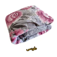 پتو گلبافت مدل برتر گلدار کد 110 سایز 240x220 سانتی متر