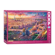 پازل 1000 تکه یوروگرافیکس پازلز مدل 6000-5886 Paris Rooftop