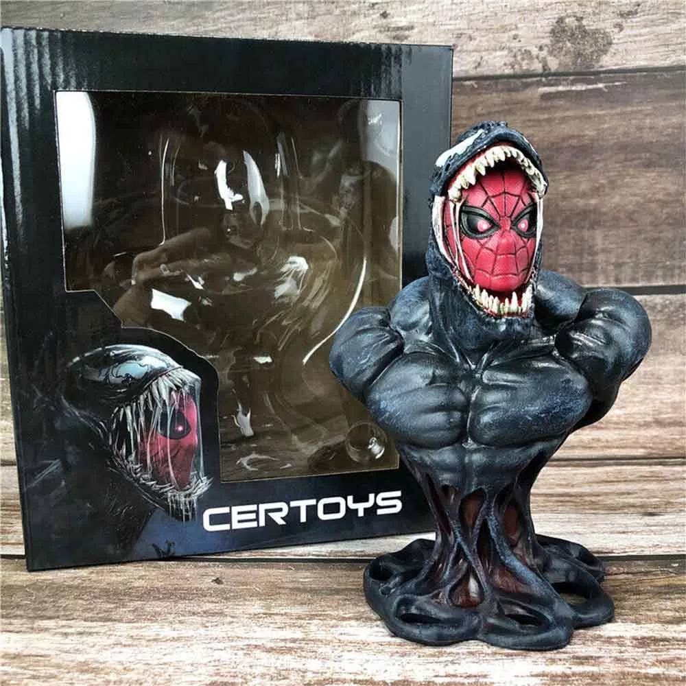 فیگور مدل نیم تنه ونوم اسپایدر طرح Venom Spiderman Certoys