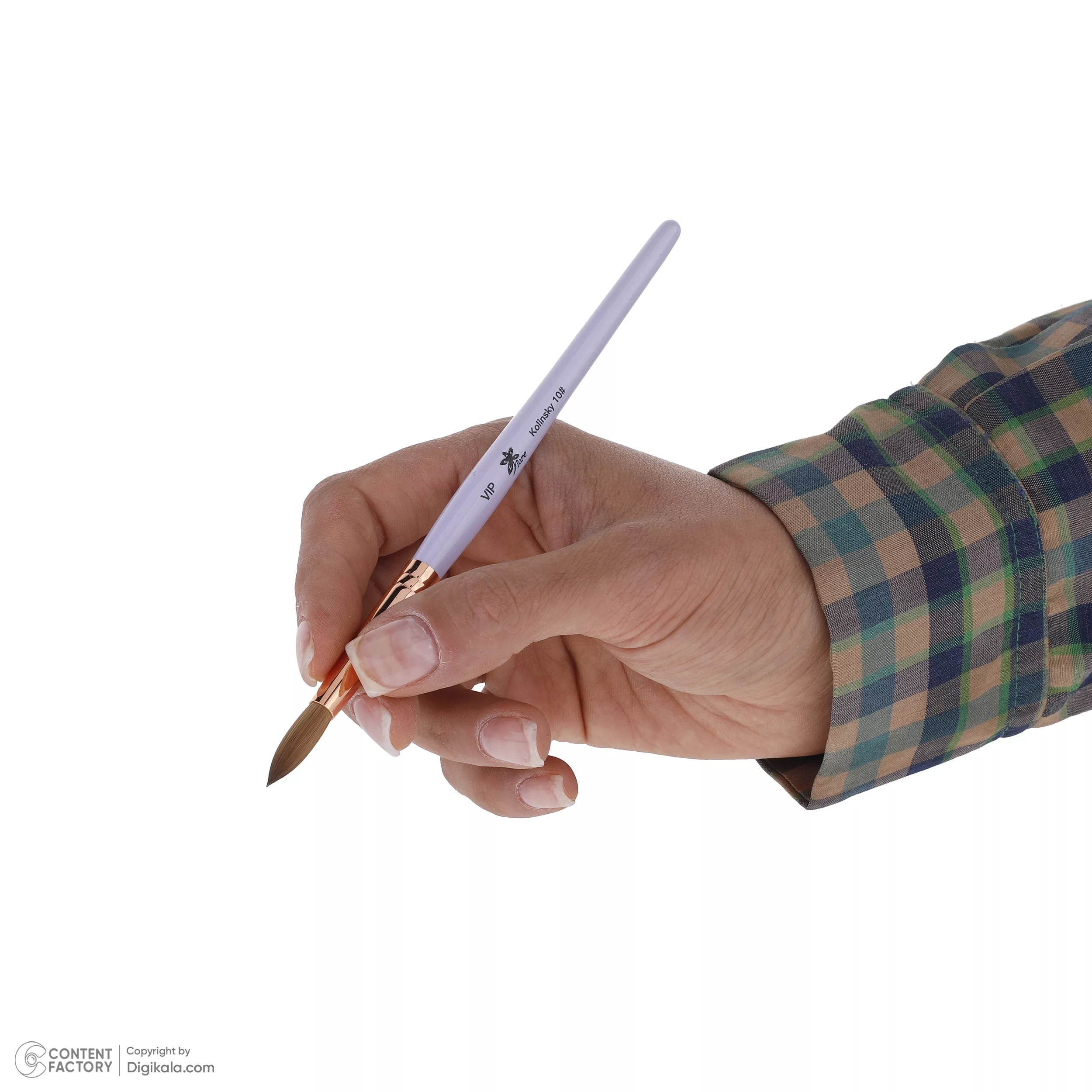 قلم کاشت ناخن فیوره مدل طبیعی شماره 10 سری جعبه دار کد 004
