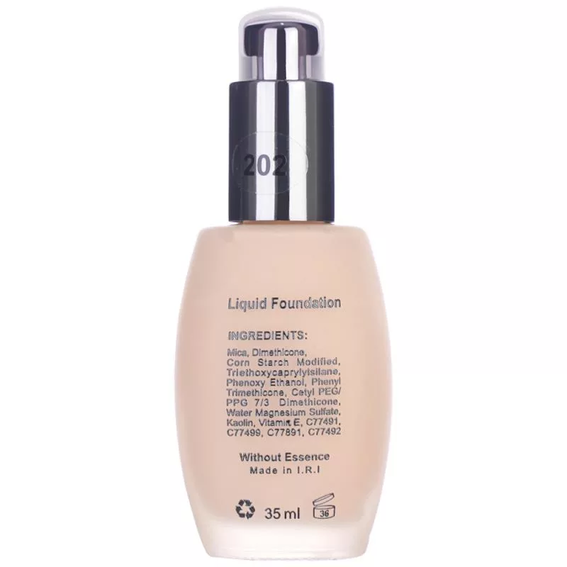 کرم پودر مکسی بل مدل llv شماره 202 حجم 35 میلی لیتر