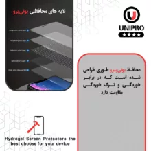محافظ صفحه نمایش حریم شخصی یونی پرو مدل Explosion Proof مناسب برای گوشی موبایل اپل Iphone 16 Pro Max