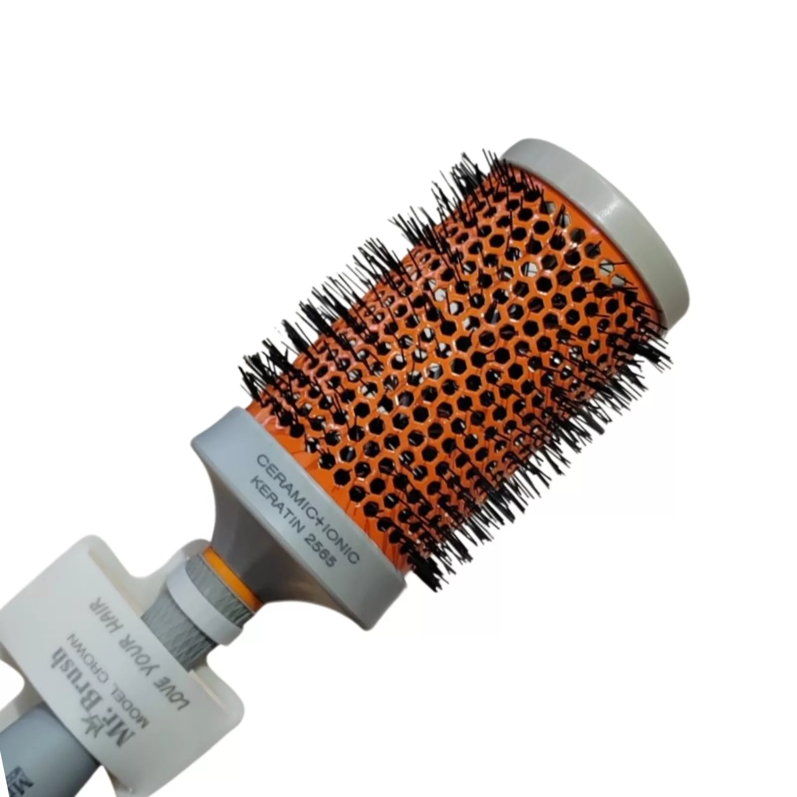 برس مو مستر براش مدل کراتین 65 به همراه گیره مو