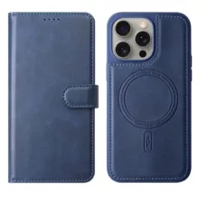 کیف کلاسوری اچ دی دی طرح چرمی مگ سیف مدل LUXURY مناسب برای گوشی موبایل اپل IPHONE 13 pro