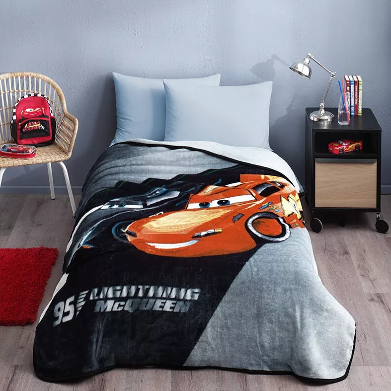 پتوی ازدیلک مدل Cars Pixar تک نفره سایز 155×215 سانتی متر