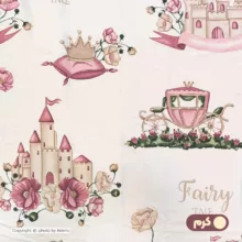 روکش لحاف آدنو مدل Princess کد IR179 یک نفره سایز 160x220 سانتی متر