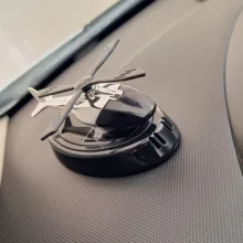 خوشبوکننده خودرو خورشیدی مدل هلیکوپتر کد KTP030_RED