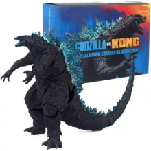 اکشن فیگور مدل گودزیلا علیه کونگ طرح Godzilla vs kong01 مجموعه 2 عددی