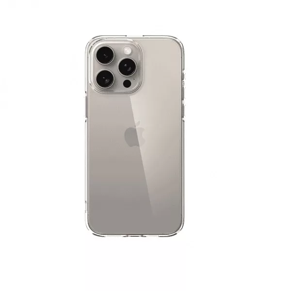 کاور برند اسپیگن مدل ultra hybrid clear مناسب برای گوشی موبایل اپل iphone 15pro