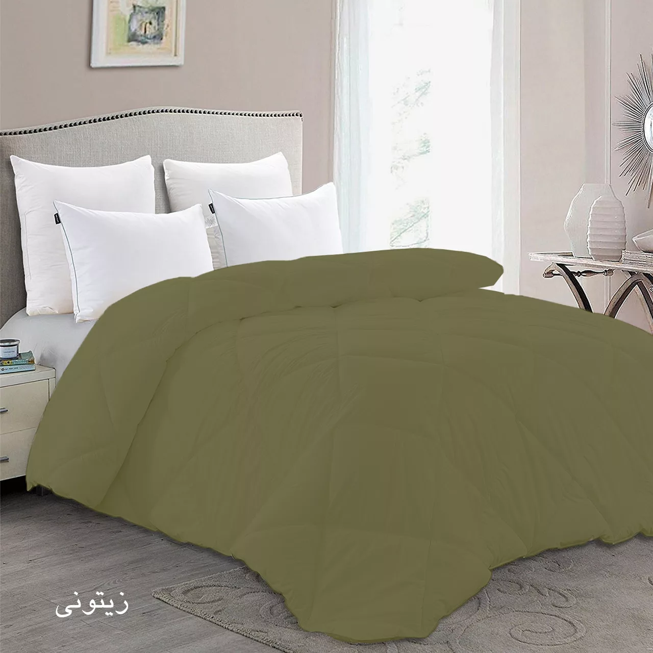 لحاف لایت میکرو راشا دونفره سایز 220×195×215 سانتی متر
