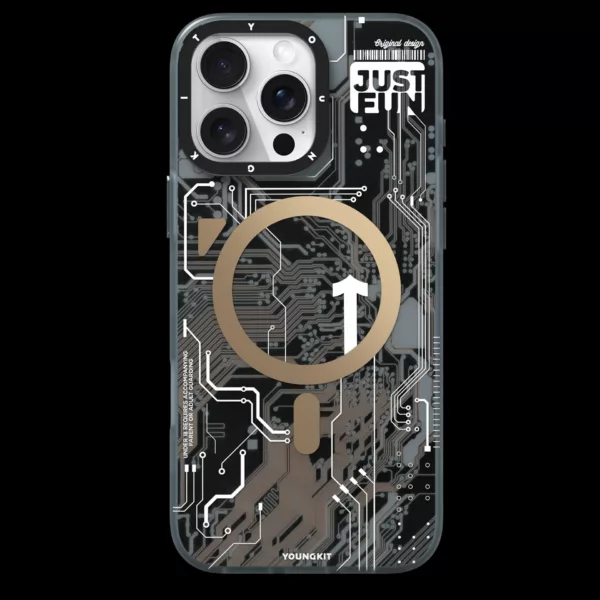 کاور یانگ کیت مدل Futuristic Desert Gold مناسب برای گوشی موبایل اپل iphone 16pro