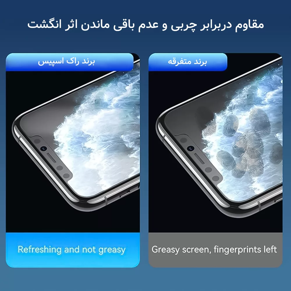 محافظ صفحه نمایش پرایوسی راک اسپیس مدل HyPRV مناسب برای گوشی موبایل آنر X7