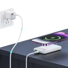 پاوربانک یوسمز مدل US-CD214-22.5W ظرفیت 10000 میلی آمپر ساعت