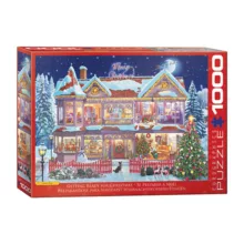 پازل 1000 تکه یوروگرافیکس پازلز مدل (6000-0973) Getting Ready Christmas