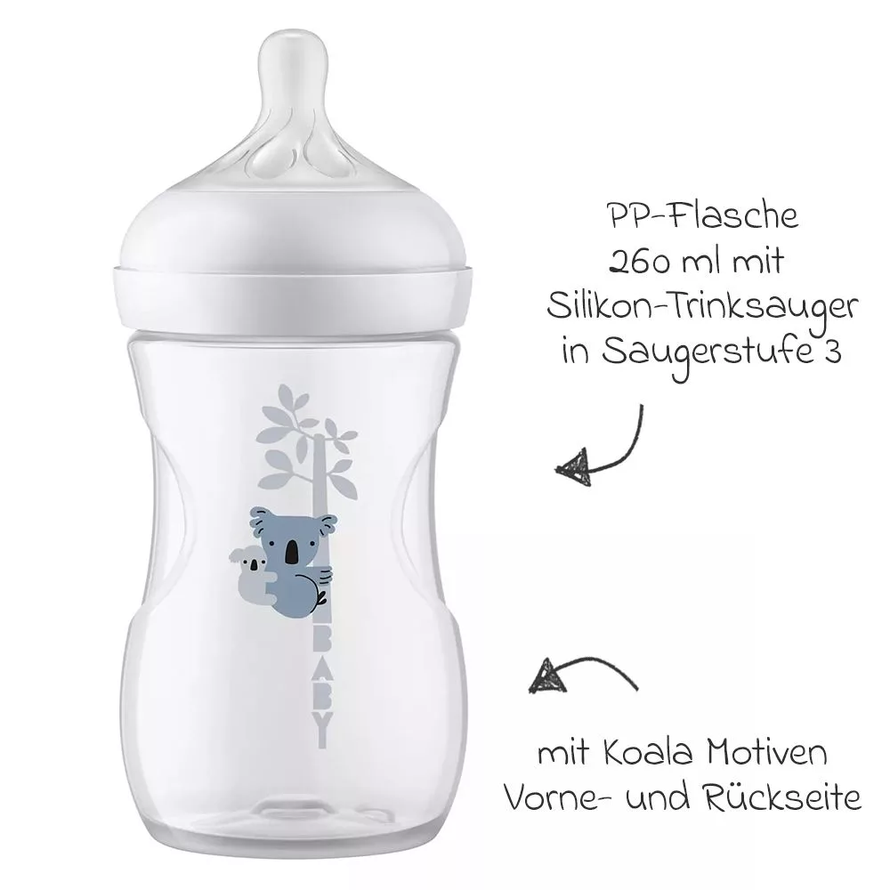 شیشه شیر اونت مدل کوالا ظرفیت 260 میلی لیتر