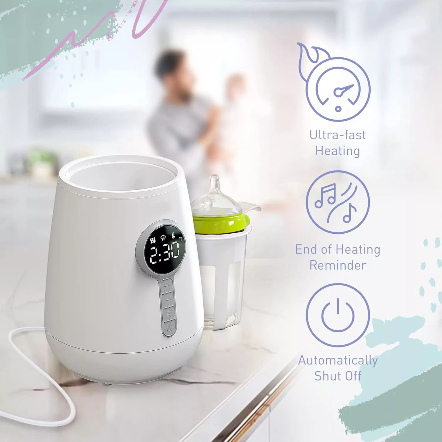 گرم کن برقی شیشه شیر مدل HB-056E