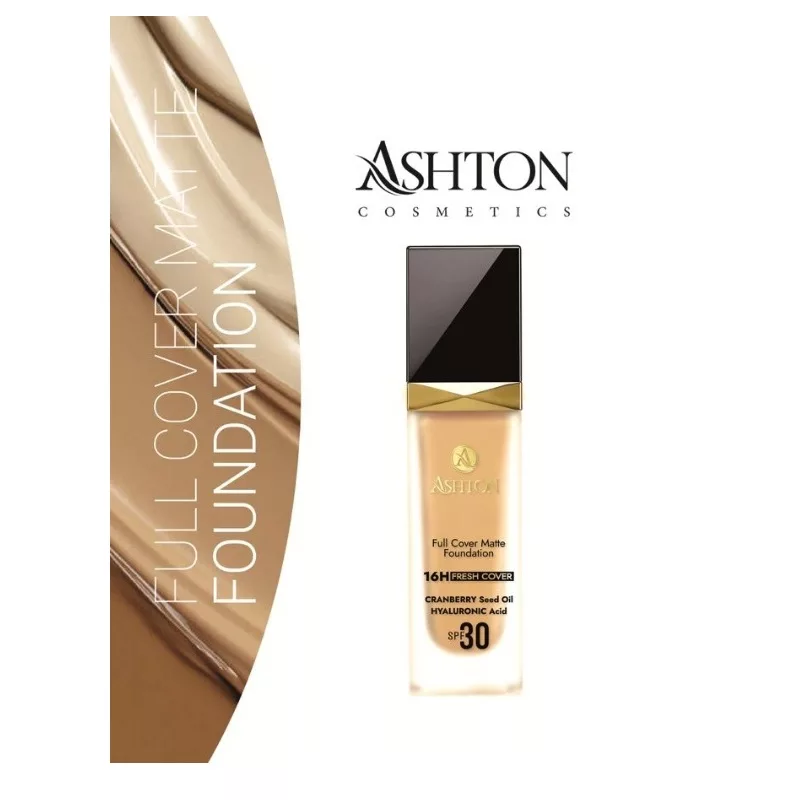 کرم پودر اشتون مدل روغن دانه کرنبری شماره GF 40 حجم 30 میلی لیتر