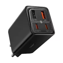 شارژر دیواری 65 وات بیسوس مدل GAN6 PRO 65W به همراه کابل USB-C