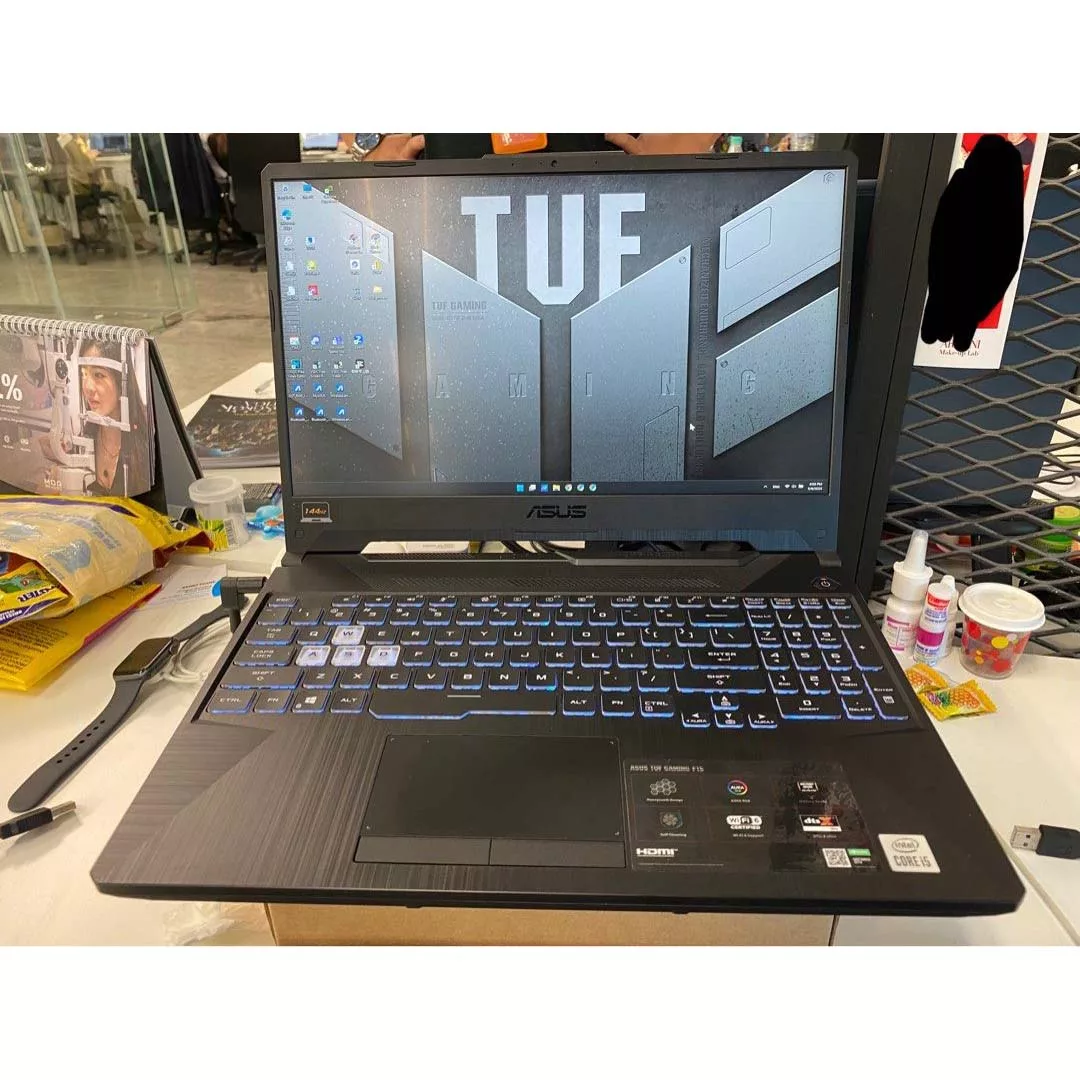 لپ تاپ 15.6 اینچی ایسوس مدل TUF Gaming A15 FA506NCR-HN043-R7 7435HS-16GB DDR5-512GB SSD-RTX3050-FHD - کاستوم شده