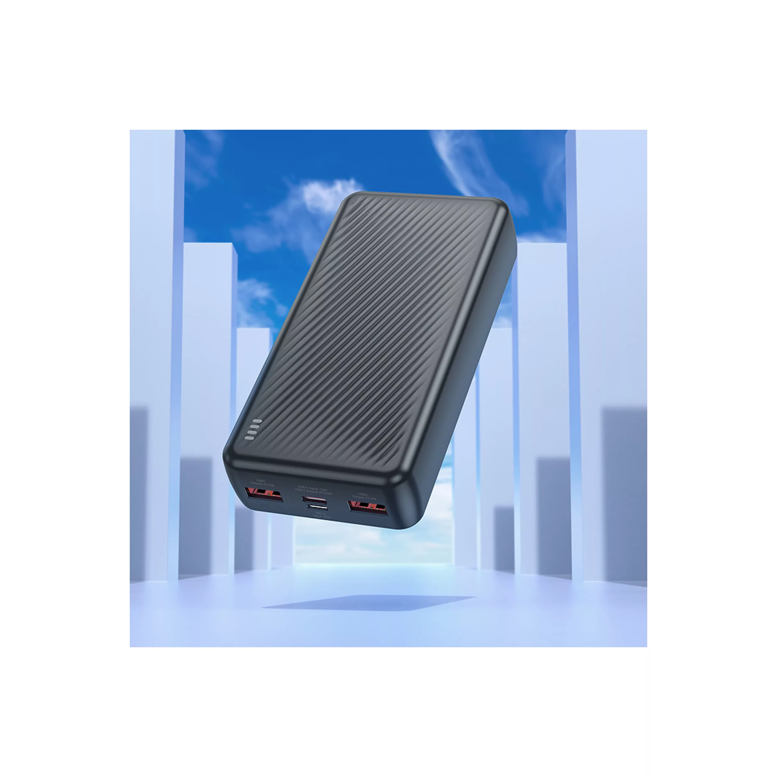پاوربانک بروفون مدل BJ56A 22.5W+PD 20W ظرفیت 20000 میلی آمپر ساعت