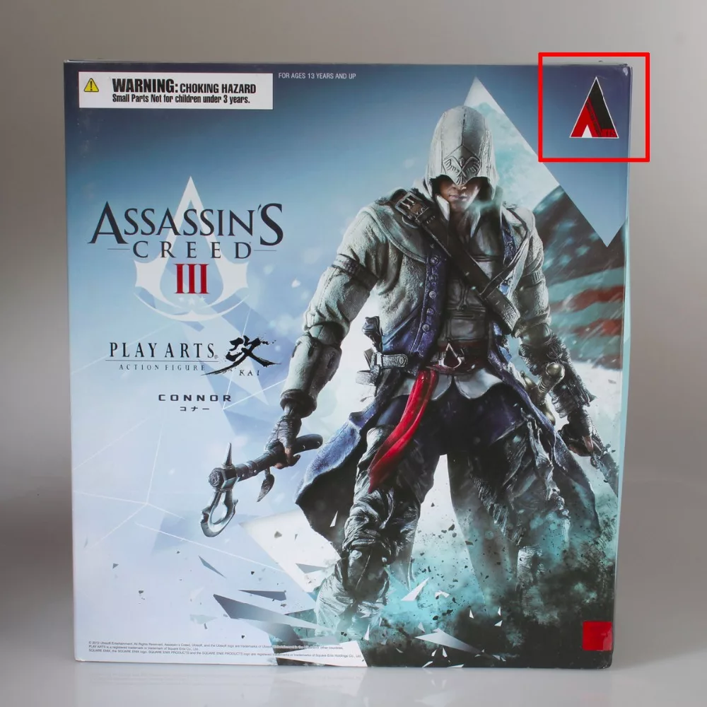 اکشن فیگور پلی آرت مدل اساسین سری Connor Kenway مجموعه 19 عددی