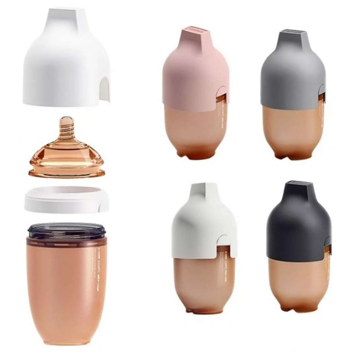 شیشه شیر هی ار شی مدل 02 ظرفیت 160 میلی لیتر