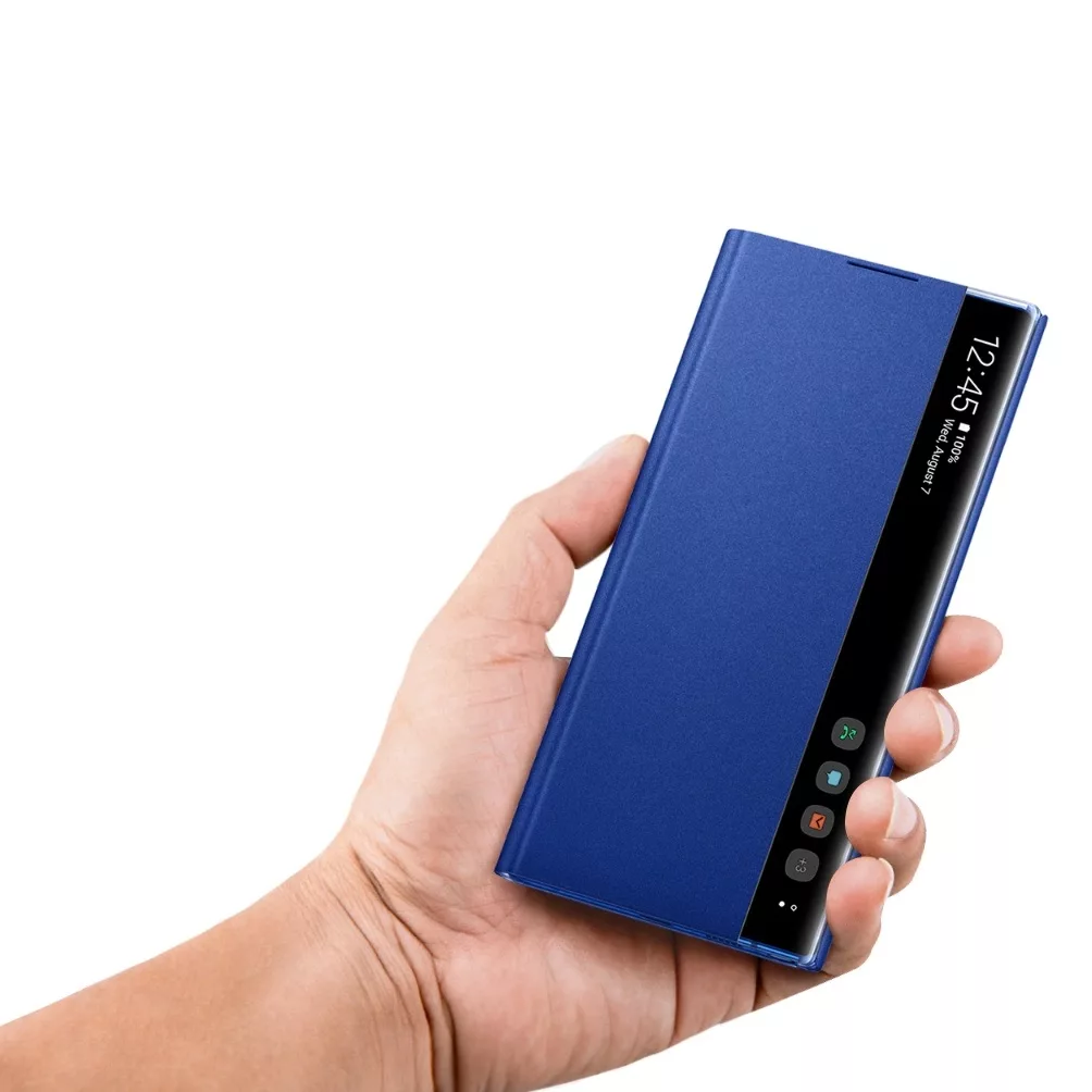 کیف کلاسوری مدل Clear View Cover مناسب برای گوشی موبایل سامسونگ Galaxy Note 10 Plus