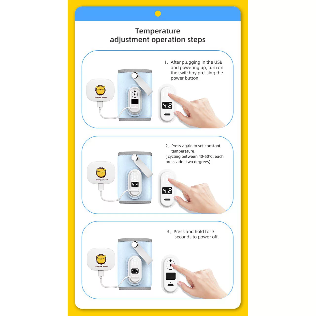 گرم کن برقی شیشه شیر مدل T9