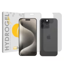 محافظ صفحه نمایش مات دبن مدل Tough مناسب برای گوشی موبایل اپل iPhone 15 Pro Max به همراه محافظ پشت گوشی